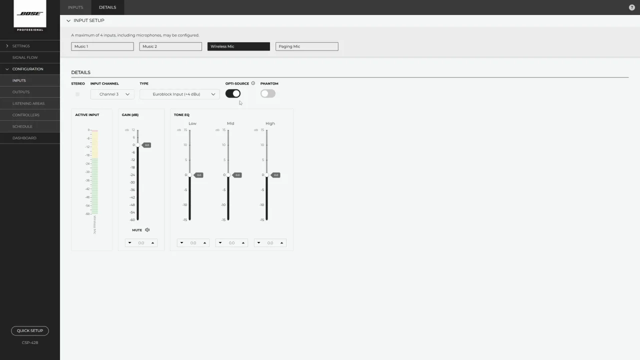 商業空間用サウンドプロセッサー(CSP)のエコシステムBose 商業空間用サウンドプロセッサー(CSP)のエコシステムBose