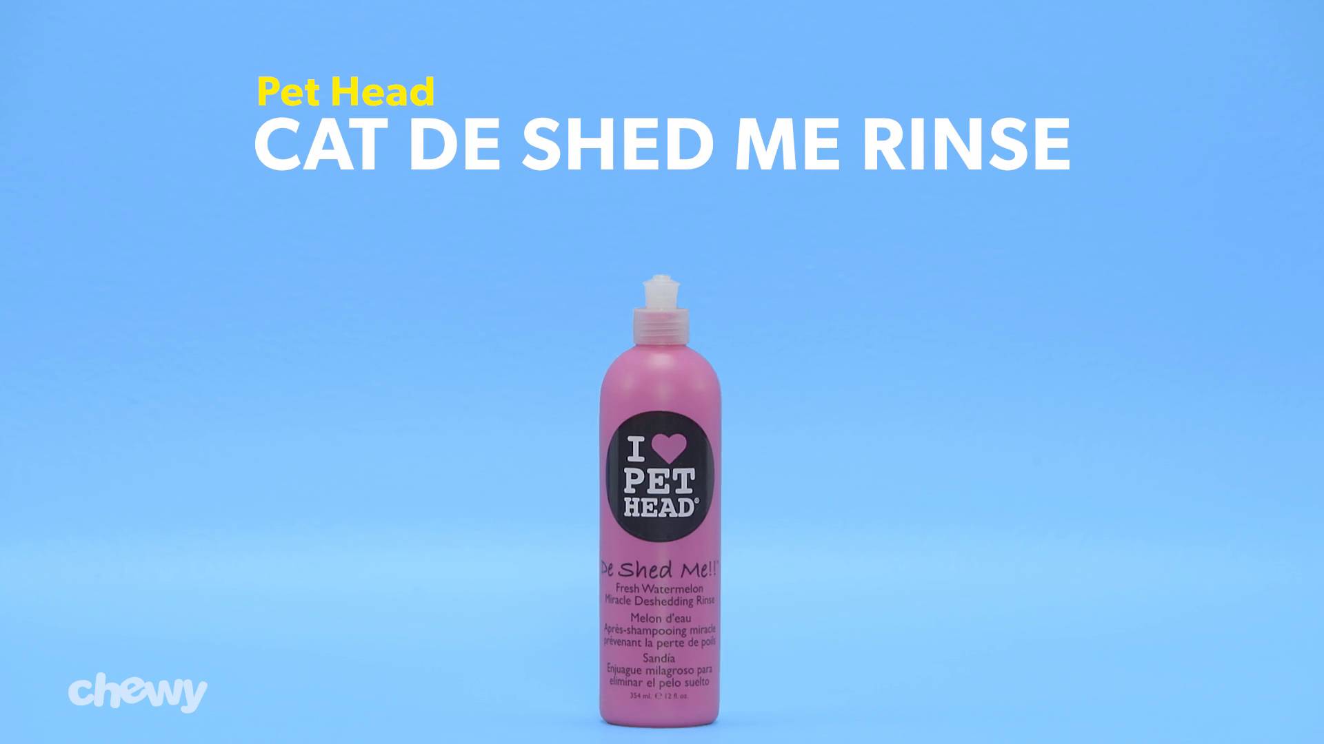 Discontinued PET HEAD Cat De Shed Me Rinse Chewy