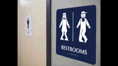 Bathroom Sign! If you sprinkle wipe seat