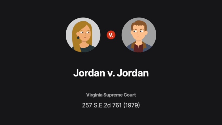 Jordan v. Jordan