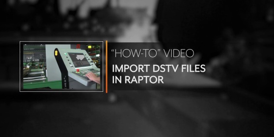 Import DSTV in Raptor Import DSTV in Raptor