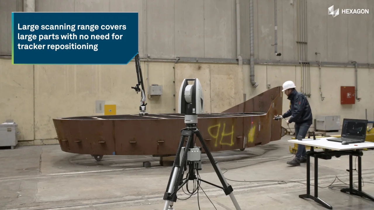 レーザートラッカー・スキャナー | Hexagon