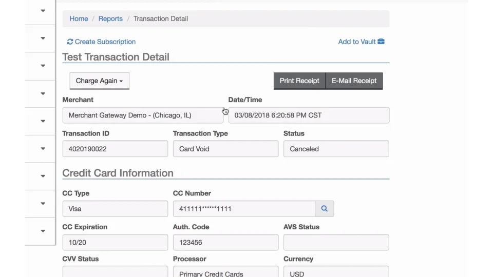 ProPay: How to Void a Transaction