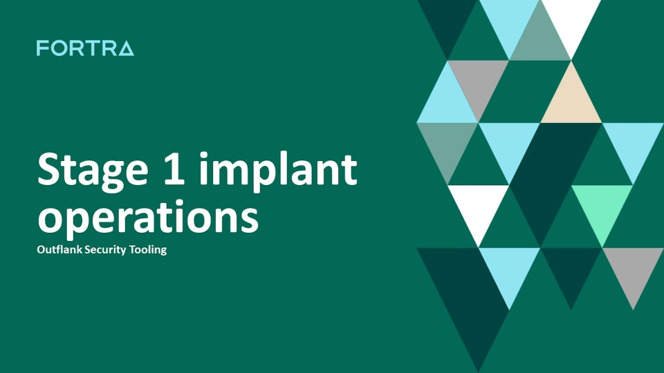 Stage 1 Implant Operations