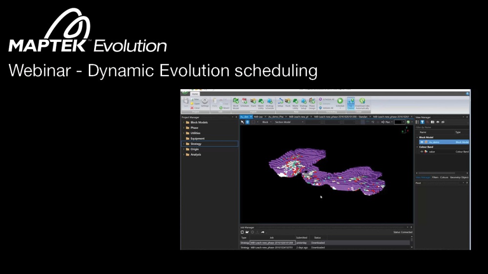 Maptek - Webinar: Dynamic Evolution scheduling