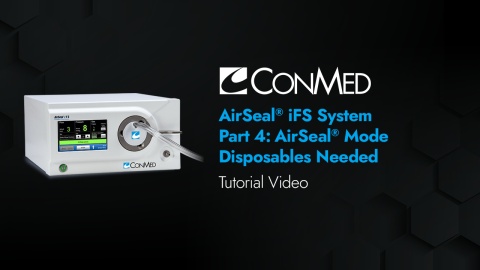 AirSeal® System - In-Service - Part 4: AirSeal® Mode Disposables Needed