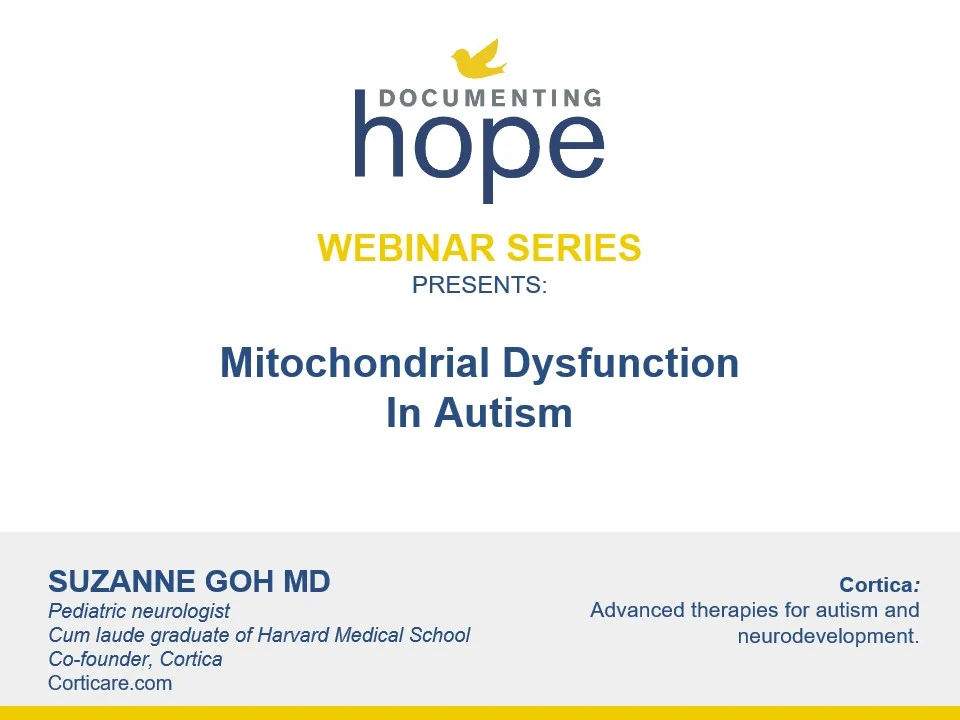 2014-03-25 Mitochondrial Dysfunction with Suzanne Goh MD