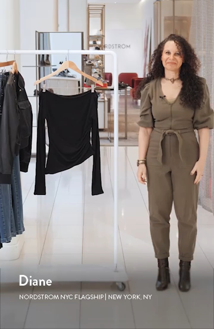 Off the Shoulder Ruched Top