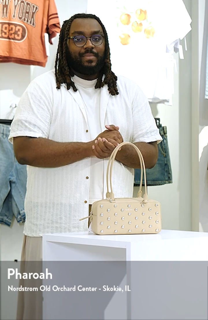 Veronica Beard Studded Boxy Leather Shoulder Bag | Nordstrom