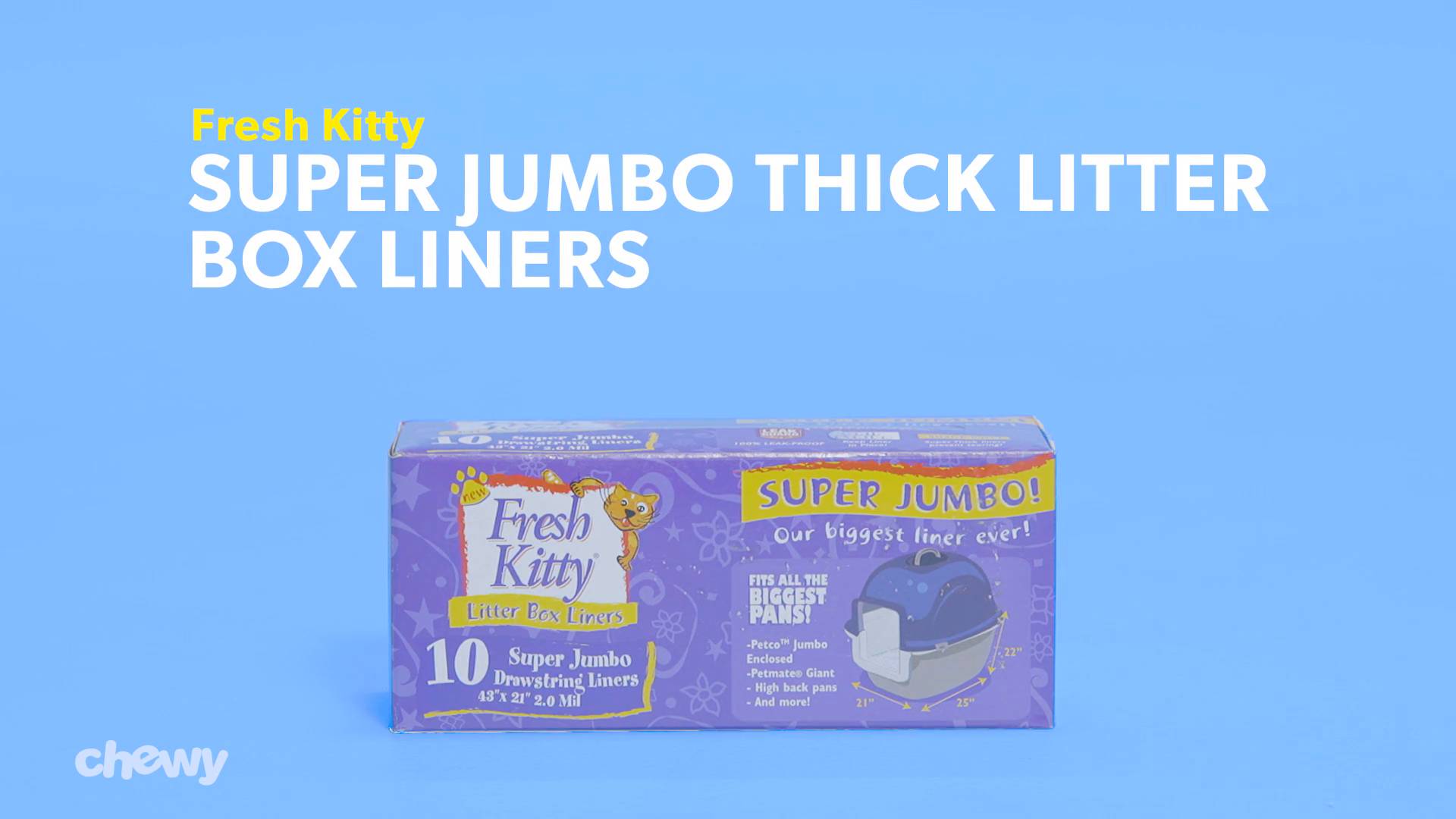 fresh kitty super jumbo liners