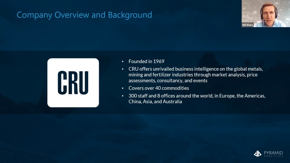 CRU - Customer Success Story (Will Blake - Director of Technology and Analytics)
