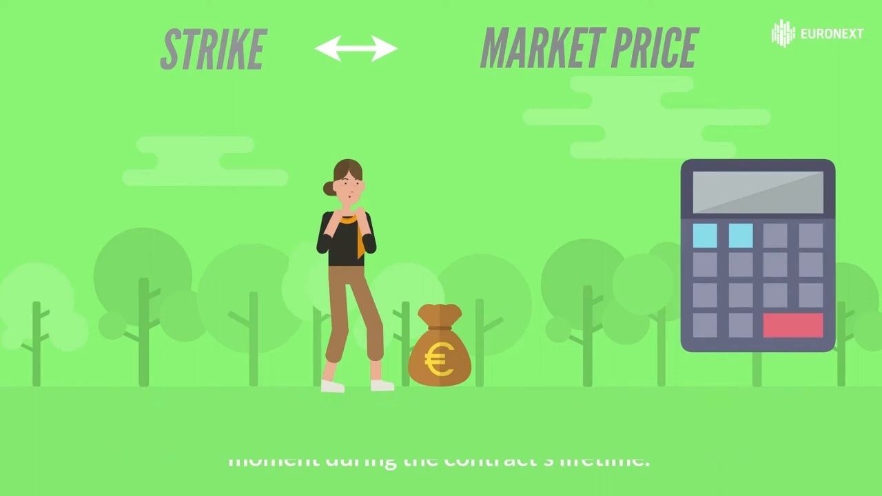 Options Investing E-learning Strike price vs market price