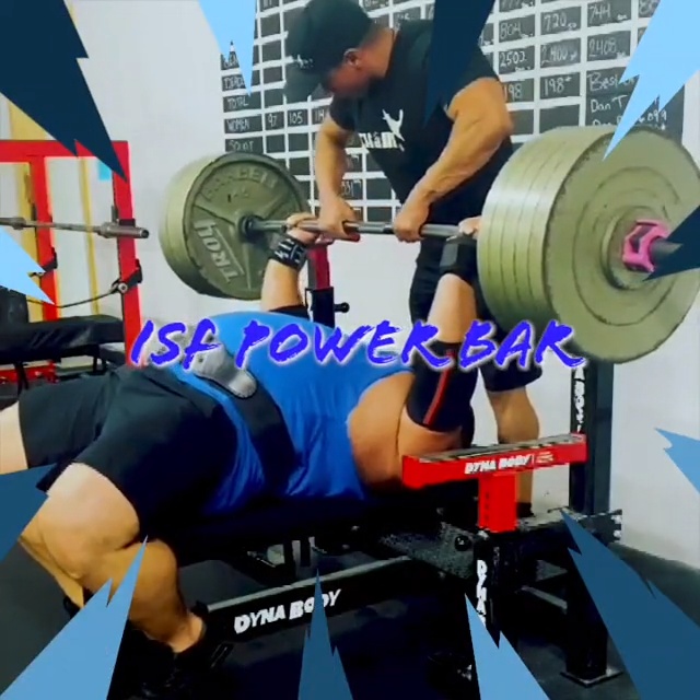 ISF Power Bar 29mm Powerlifting Barbell — ISF Fitness Equipment