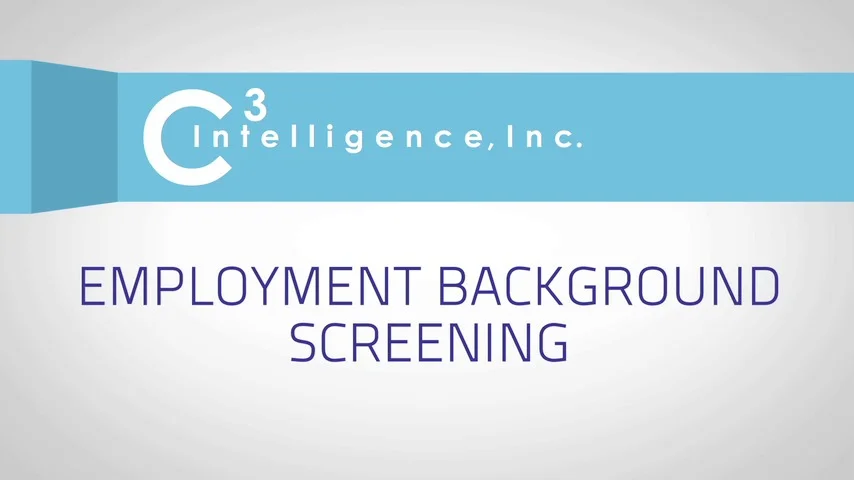 C3 Intelligence Inc. | Performing and educating businesses with pre-employment  background checks.