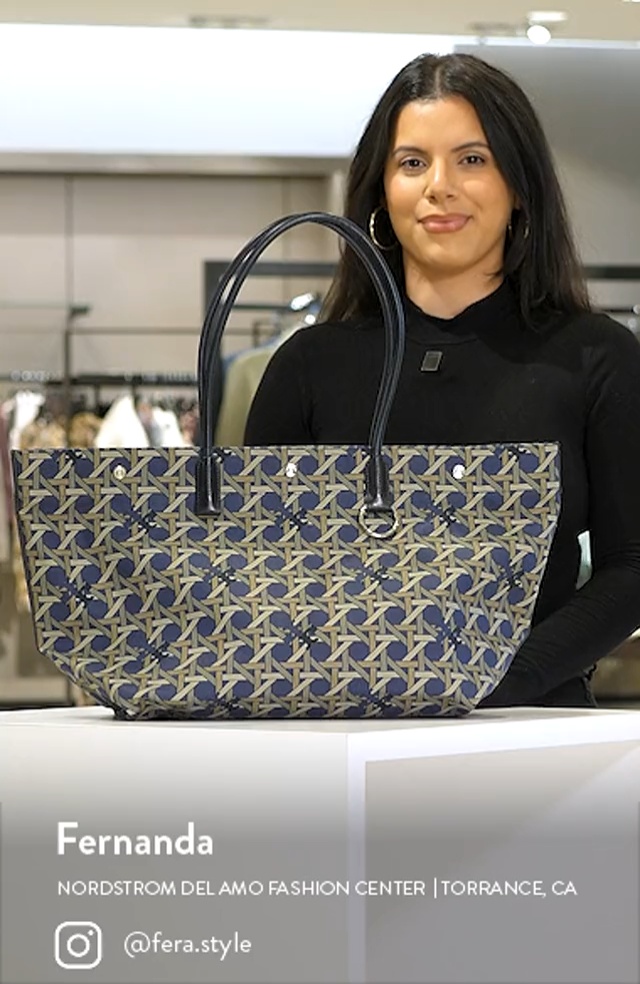 Tory Burch Canvas Basketweave Tote | Nordstromrack