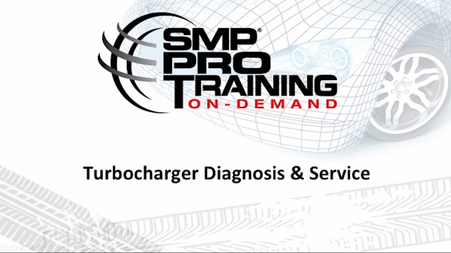 SMP Turbocharger Diagnosis and Service
