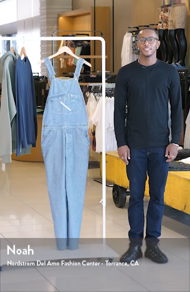 Elwood Bleacher Stripe Denim Overalls | Nordstromrack