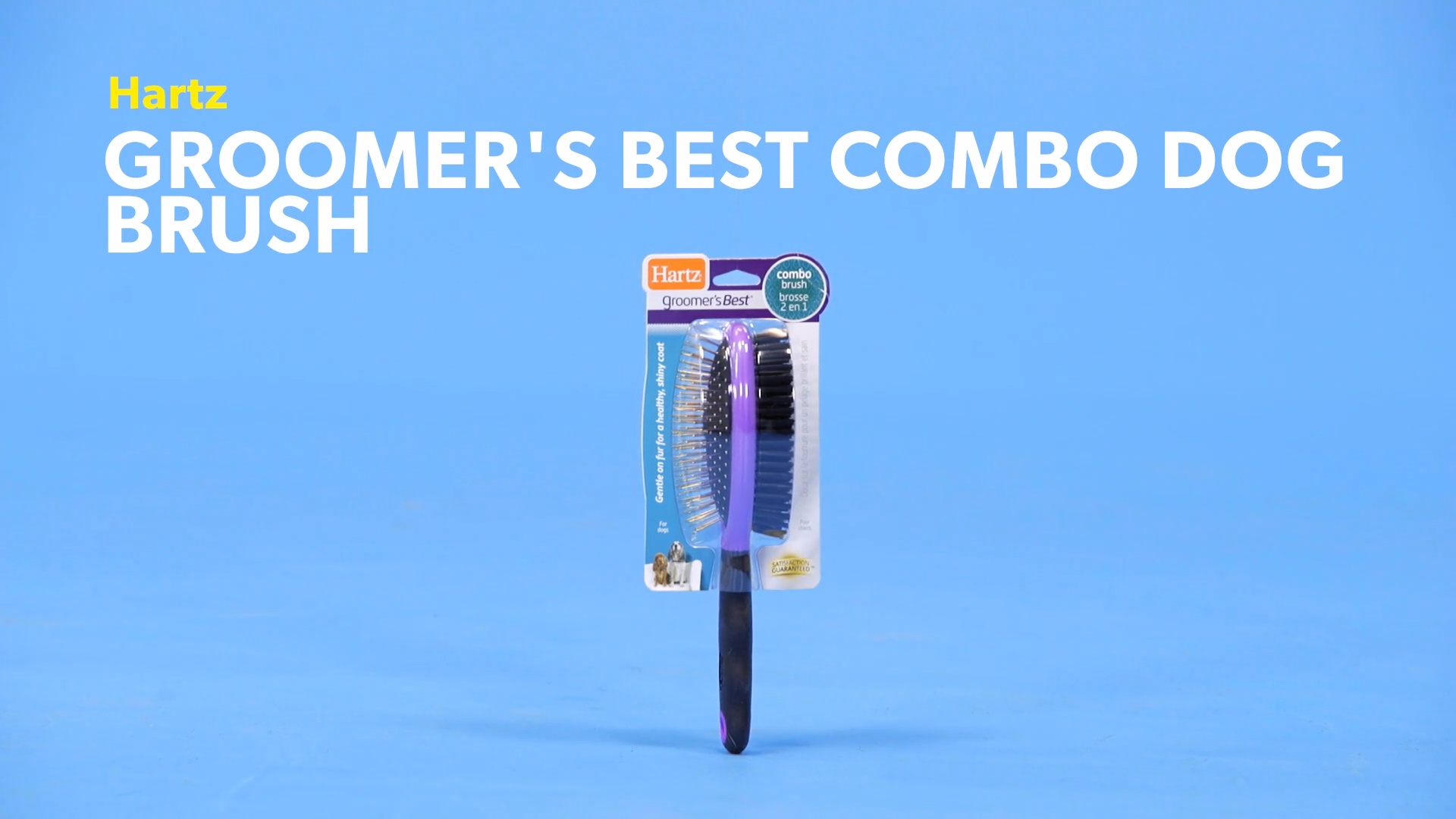 Hartz groomer's best combo dog cheap brush