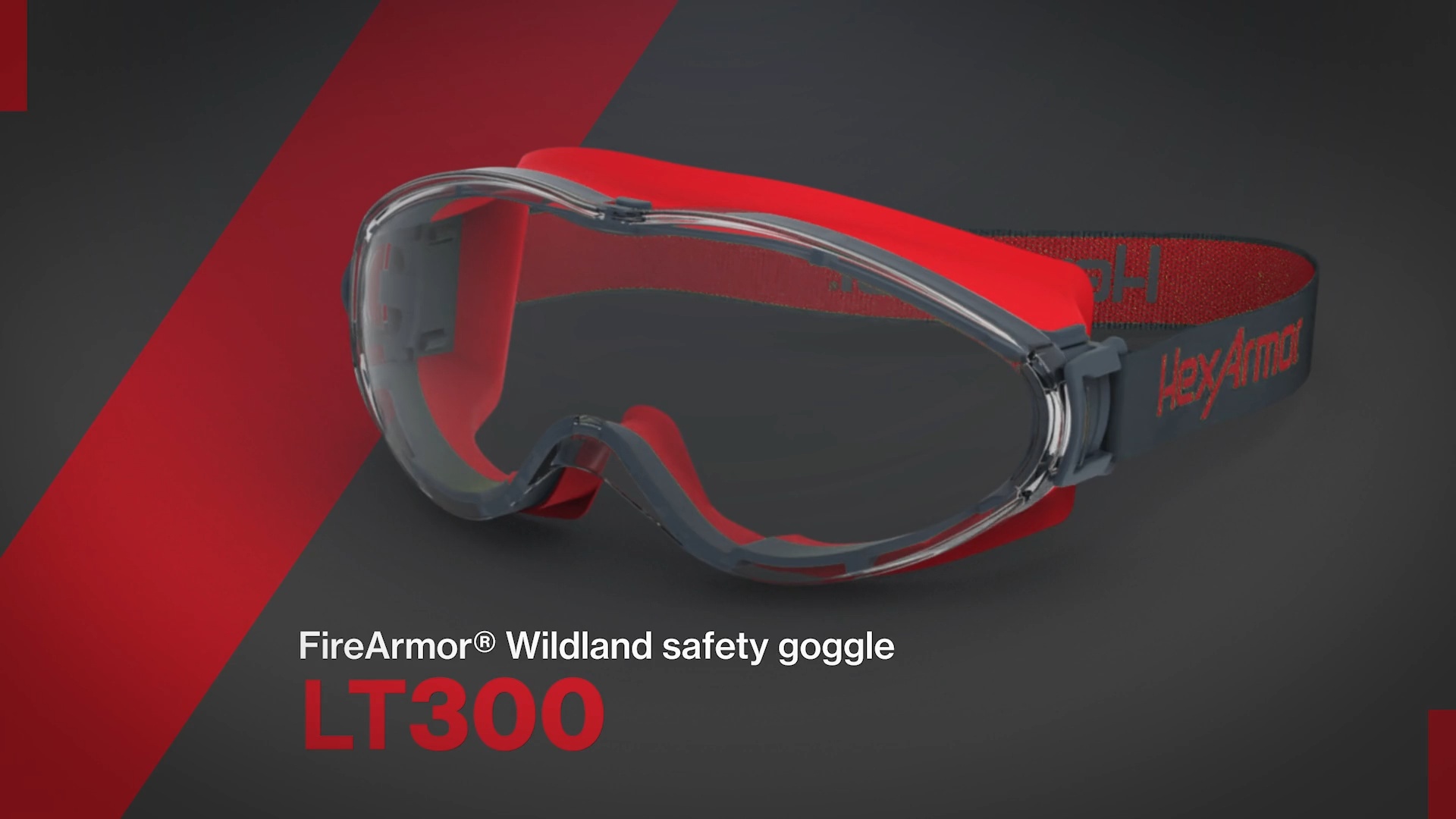 FireArmor LT300 Wildland Safety Goggle - HexArmor