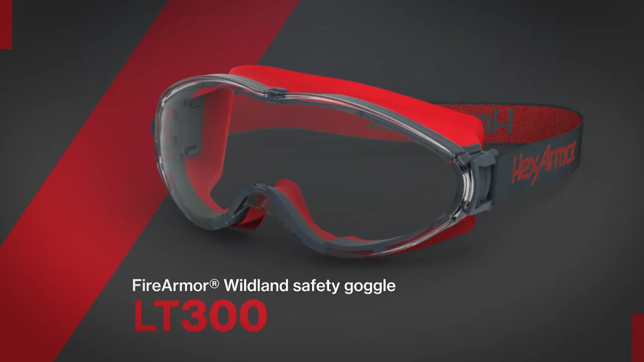 FireArmor LT300 Wildland Safety Goggle - HexArmor