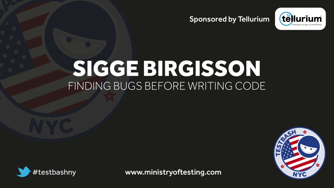 Finding bugs before writing code – Sigge Birgisson image