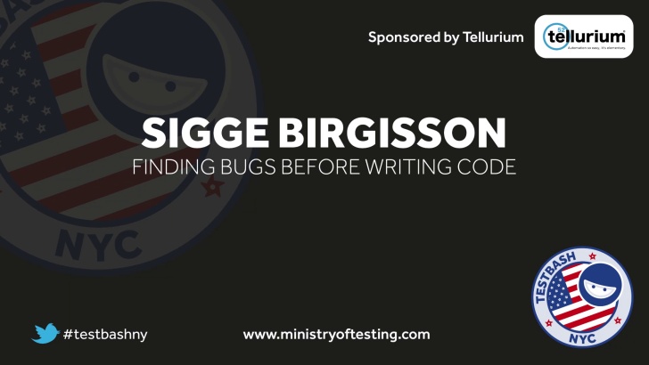 Finding bugs before writing code – Sigge Birgisson