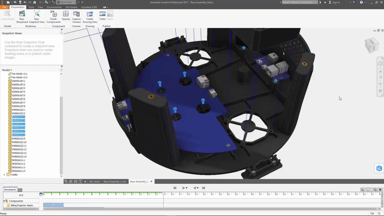 Inventor Presentation Tutorial: Exploded Views | Search | Autodesk  Knowledge Network