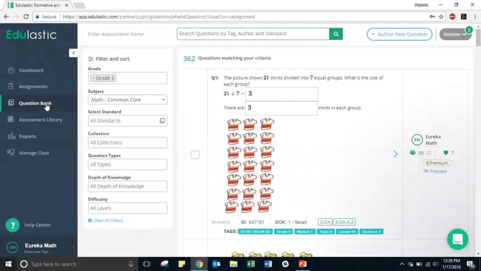 Edulastic: Interactive Formative Assessment for classroom or