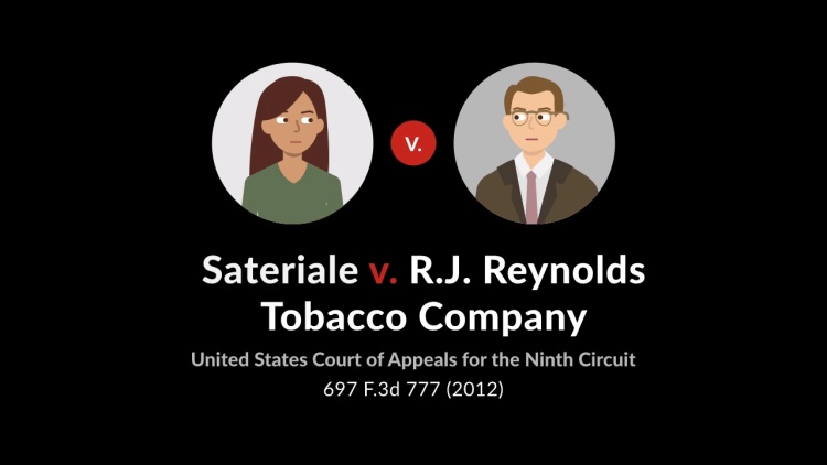 Sateriale v. R.J. Reynolds Tobacco Company
