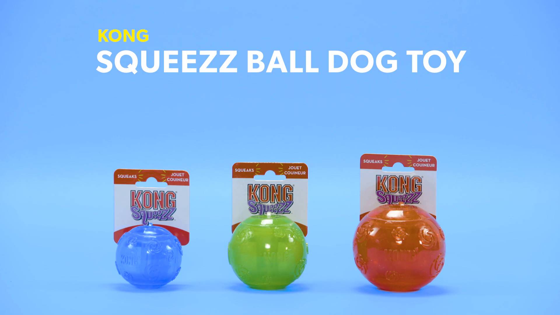 Kong 2024 ball sizes