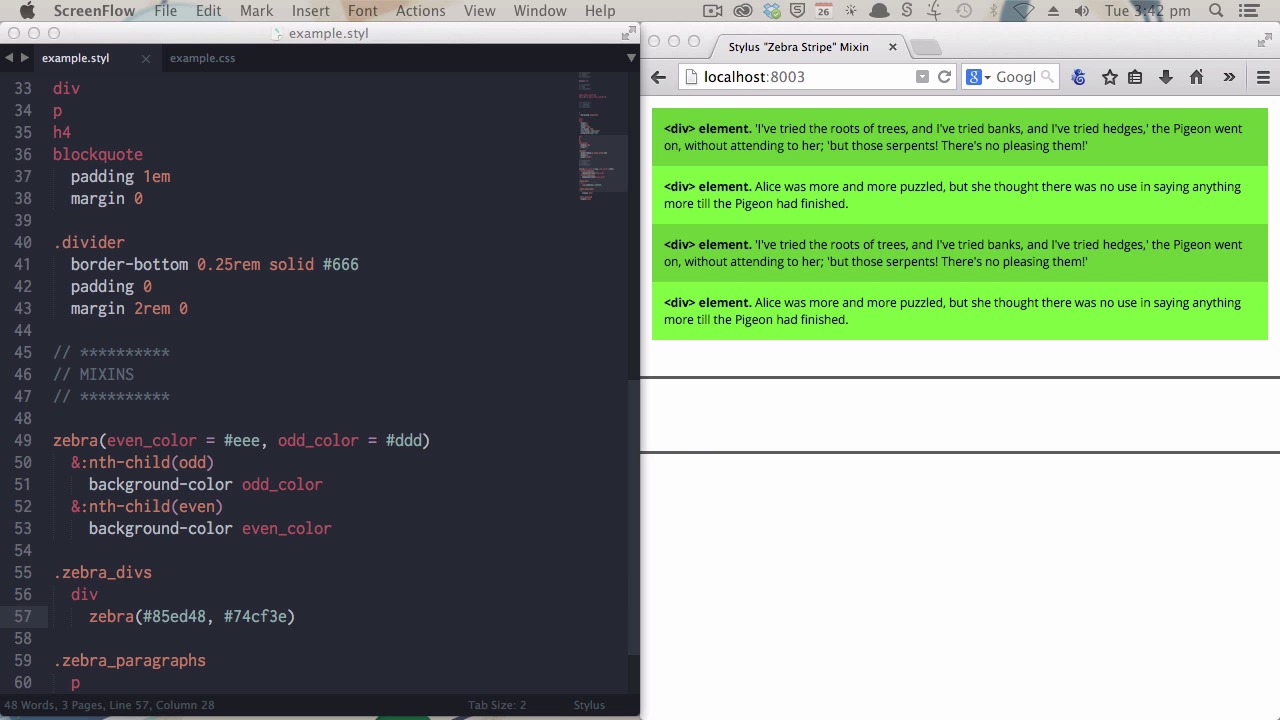 Become a CSS Superhero With Stylus - Create a "Zebra Stripe" Mixin