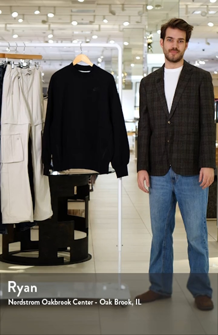Nike Sportswear Oversize Mock Neck Tech Fleece Sweatshirt | Nordstrom