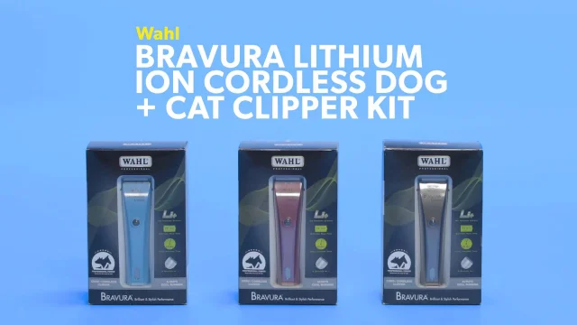 and Horse Corded / Cordless Clipper Kit Cat Dog Wahl Professional Animal Bravura Pet 