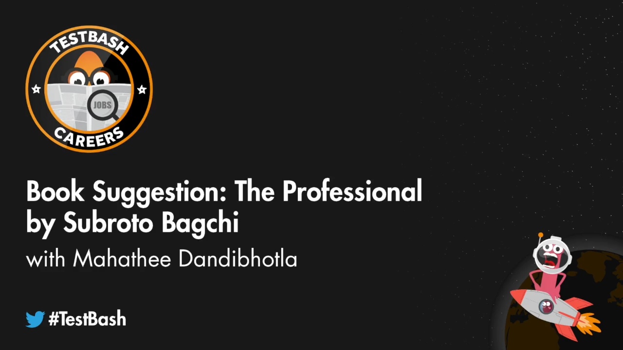 Book Suggestion: The Professional by Subroto Bagchi - Mahathee Dandibhotla image