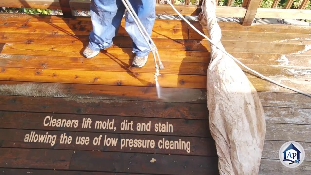 Wood Deck Cleaning Tips Tools How To Use Cleaners