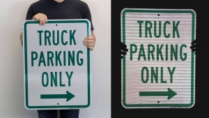 Truck Parking Signs