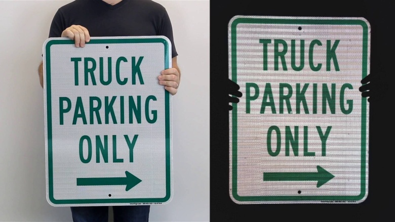 Truck Parking Signs