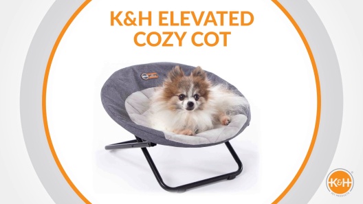 K&H Elevated Pet Bed - Red Medium