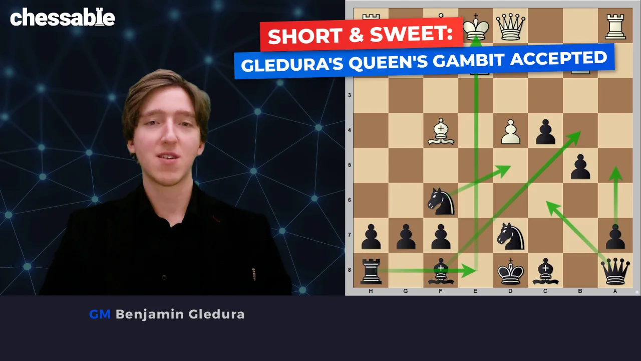 Queen's Gambit Accepted: A Simple System for Black, Part 1 with GM