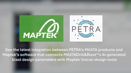 Streamlined mining software: PETRA-Maptek integration