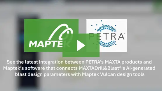 Streamlined mining software: PETRA-Maptek integration