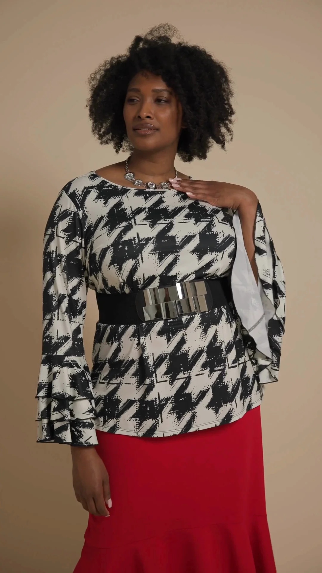 Alazane Flounce Skirt | Monroe & Main
