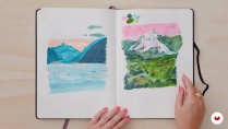 Gouache Sketchbook: Painting Your Surroundings, Gouache Sketchbook:  Painting Your Surroundings (dkilpatrick)