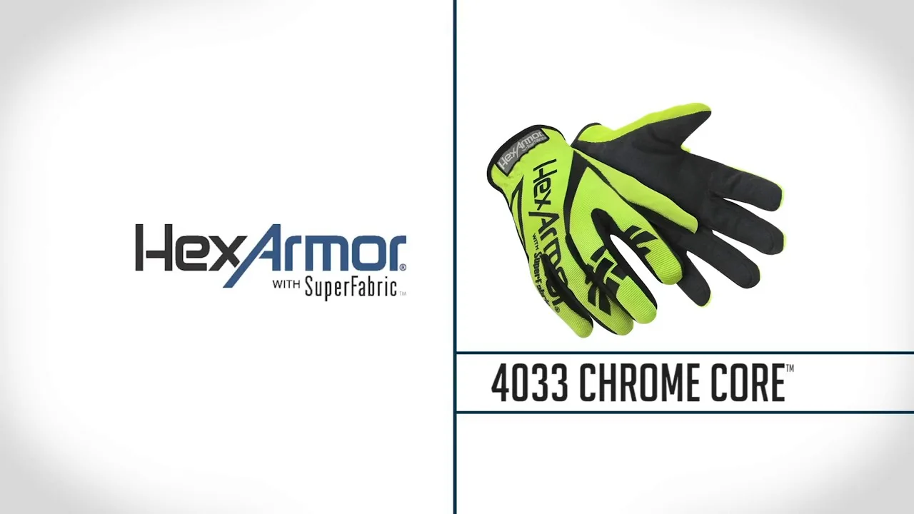 Chrome Series 4033 - Cut-resistant work glove - HexArmor