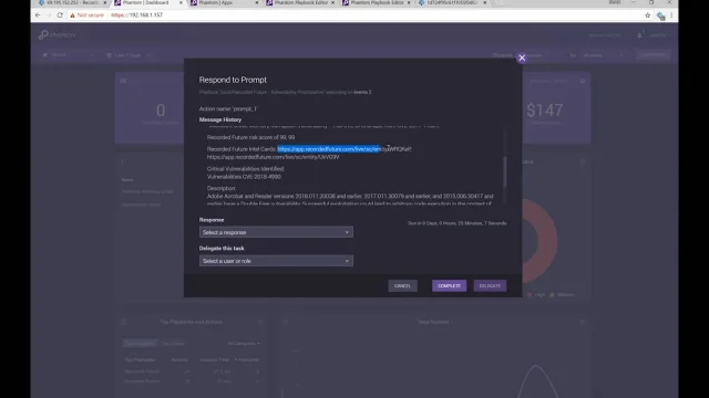 Recorded Future for Splunk Phantom Case Study