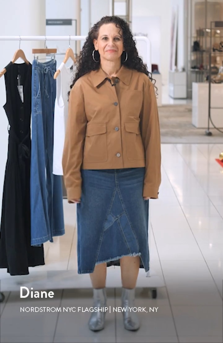 Theory Cotton Crop Work Jacket | Nordstromrack