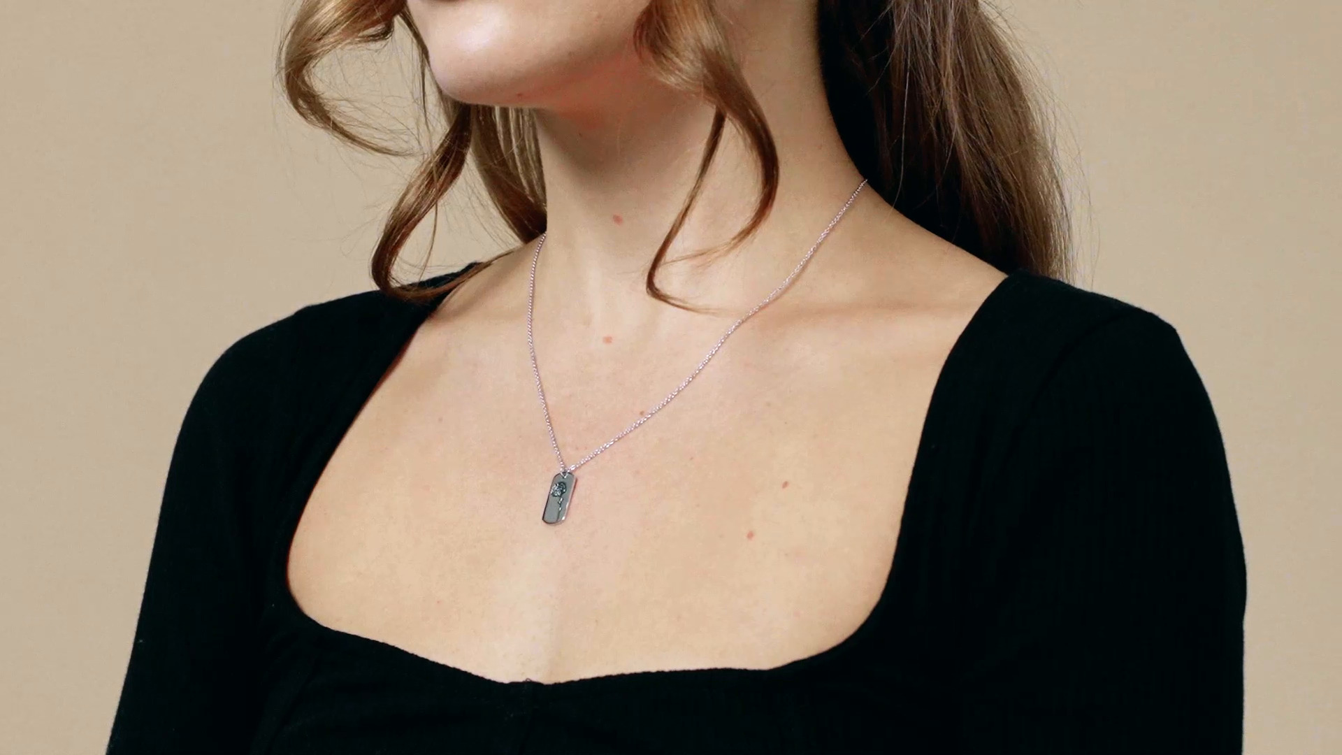 Sterling Forever Birth Flower Pendant 