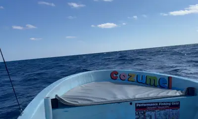 Perfect day fishing in Cozumel