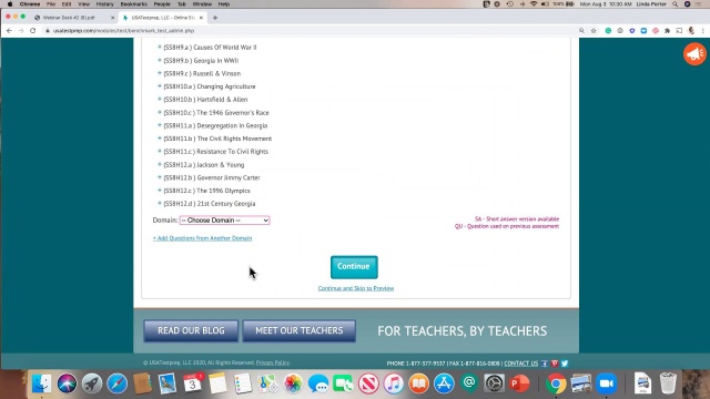 Screenshot from Seminole Middle/High School – USATestprep video