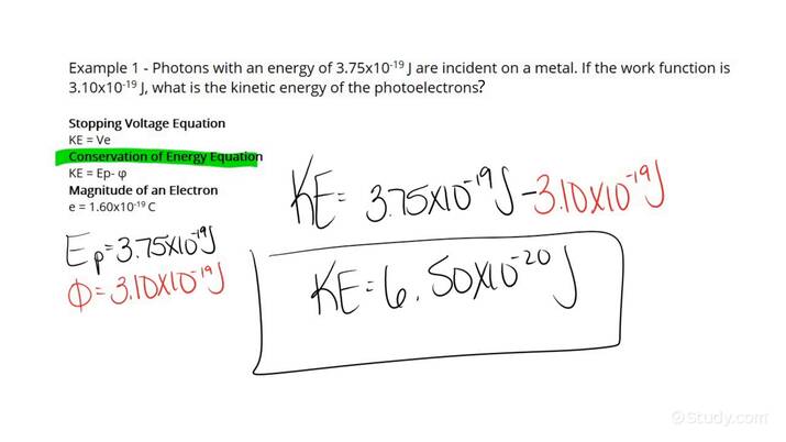 how-to-calculate-the-maximum-kinetic-energy-of-photoelectrons-physics